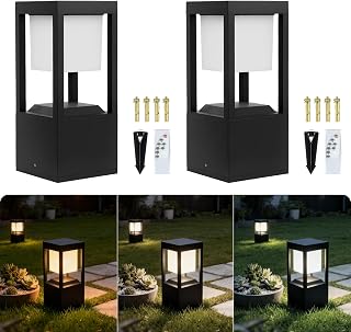Solar Solar LED Bollard Landscape Lights