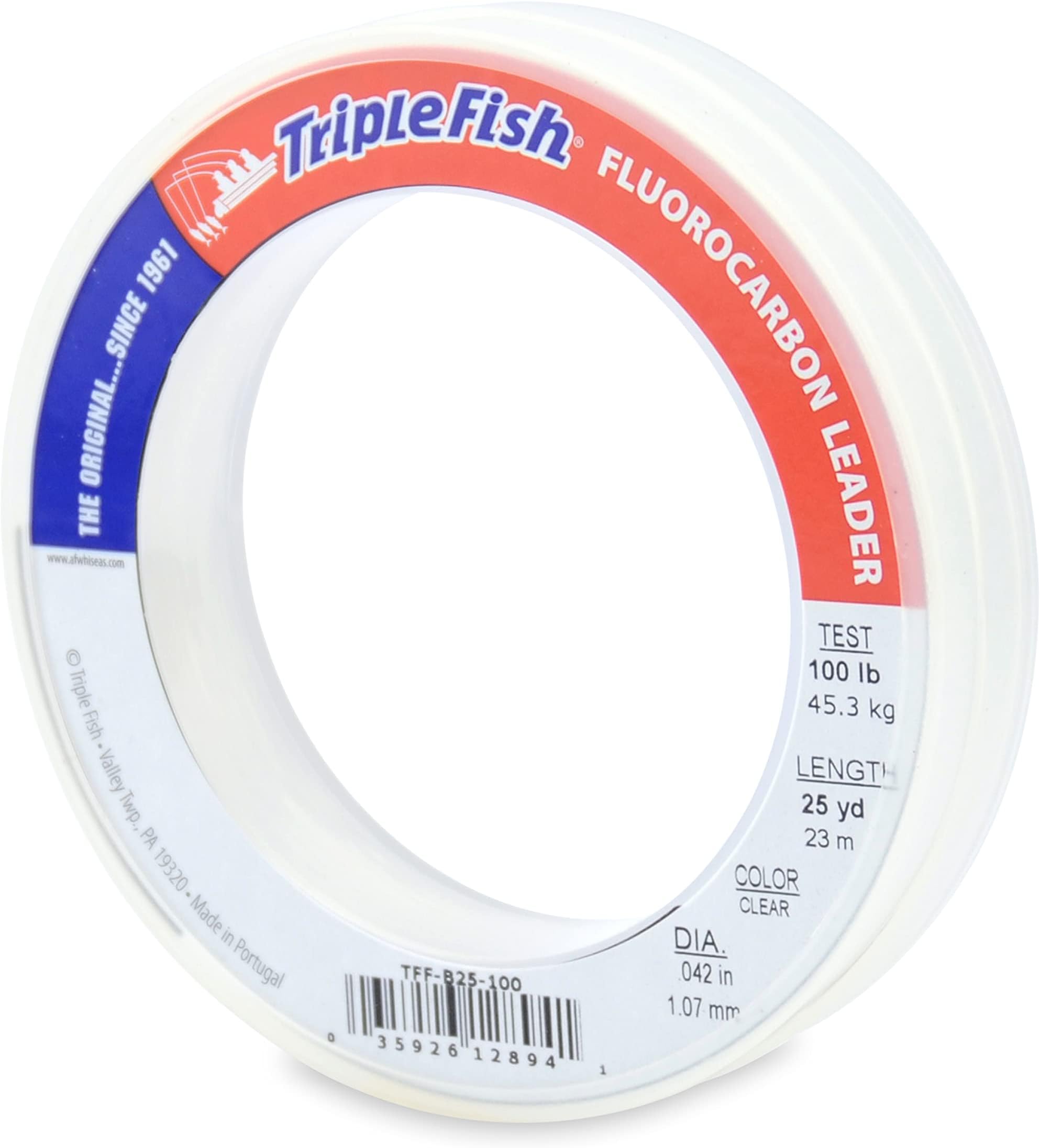 Triple Fish100 lb Test Fluorocarbon Leader Fishing Line