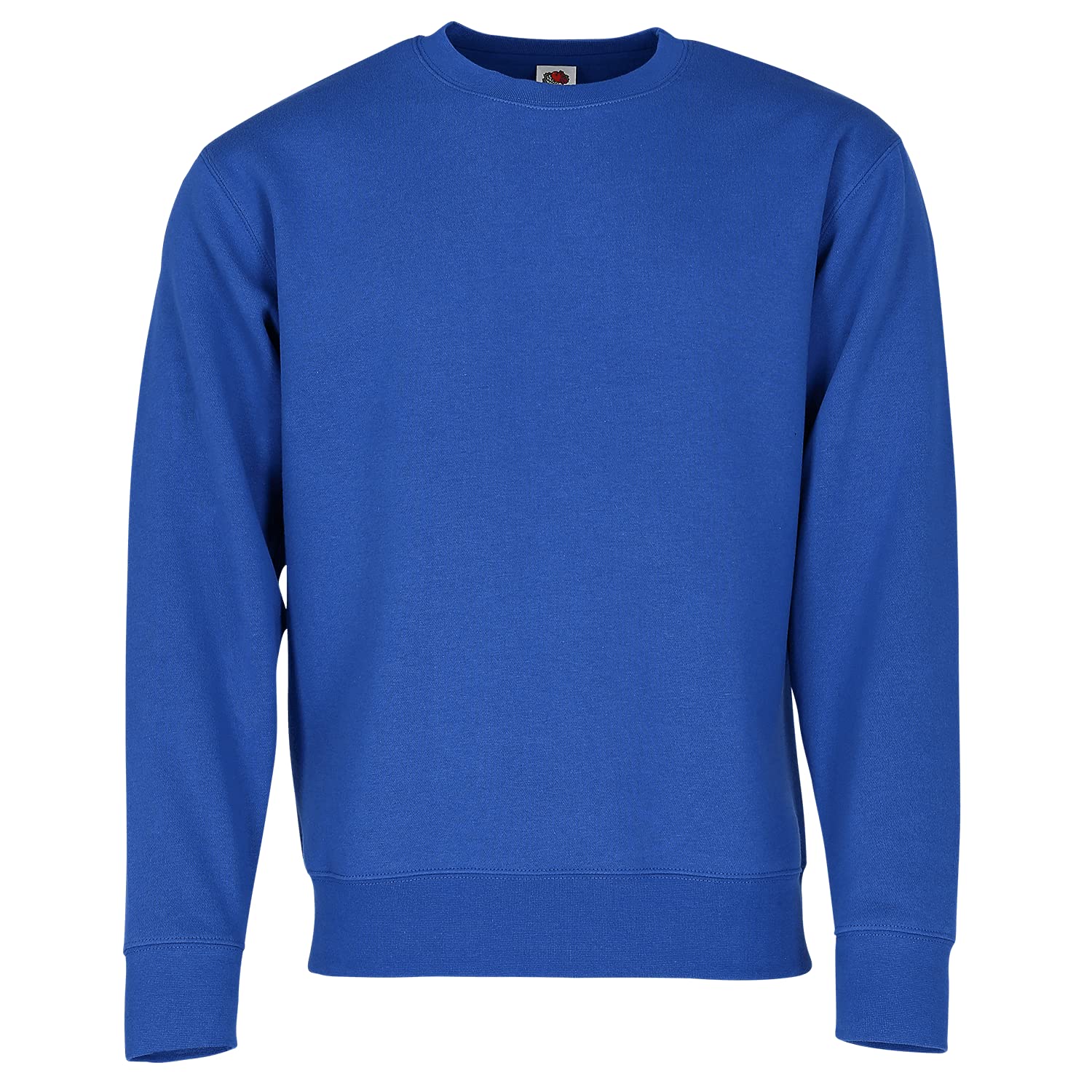 Fruit of the Loom Men's raglan sweatshirt, royal, XXL