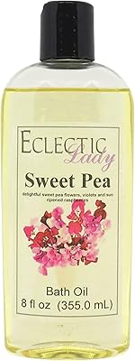 Sweet Pea Bath Oil by Eclectic Lady, 8 oz
