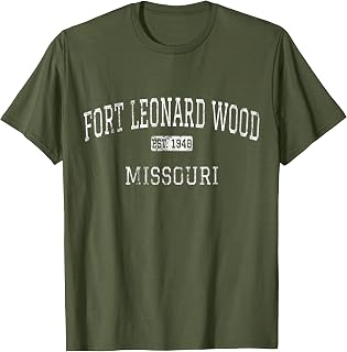 Fort Leonard Wood Missouri MO Vintage T-Shirt