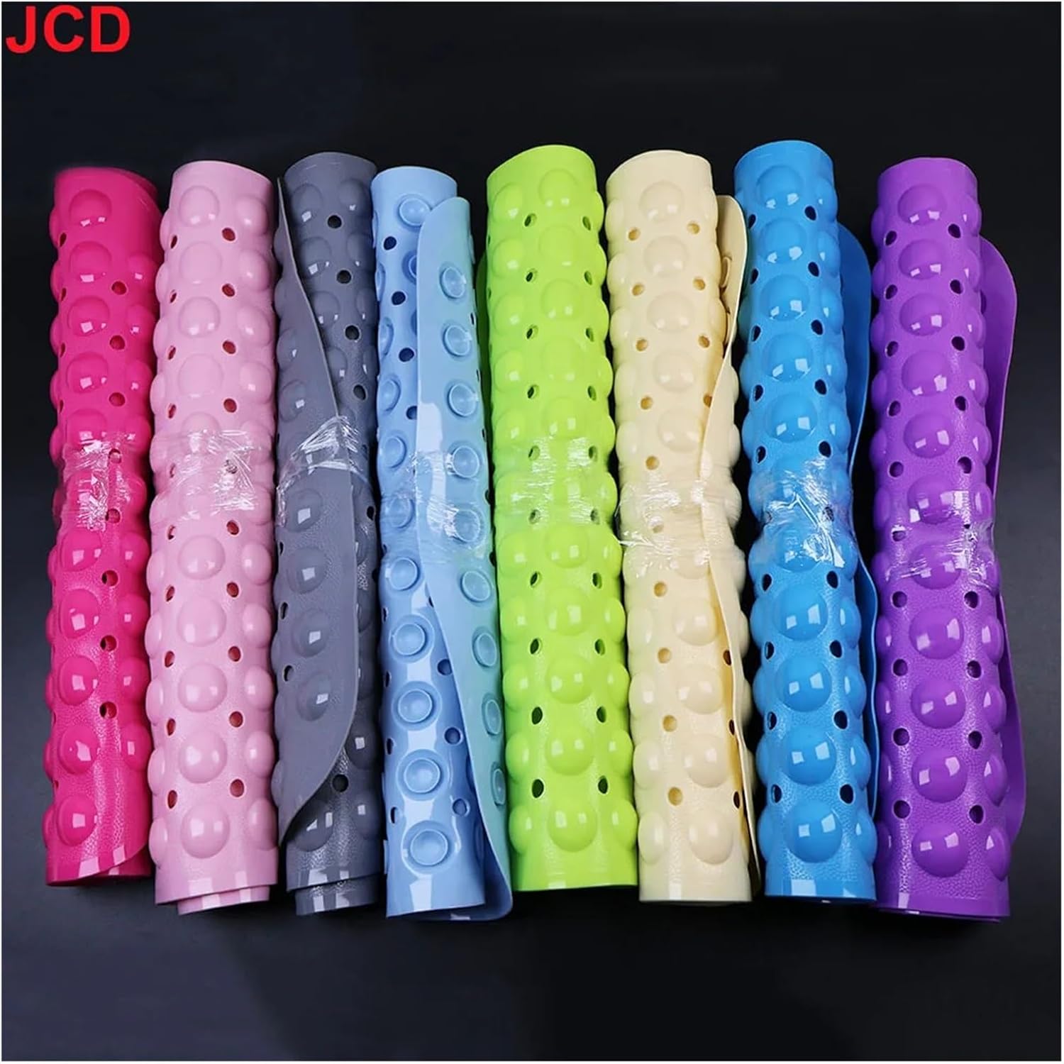 Compatible for JCD 1pcs Bathroom Non Slip Mat Hotel PVC Suction Cup Floor Household Shower Bathtub and Foot(J,550MMx860MM)