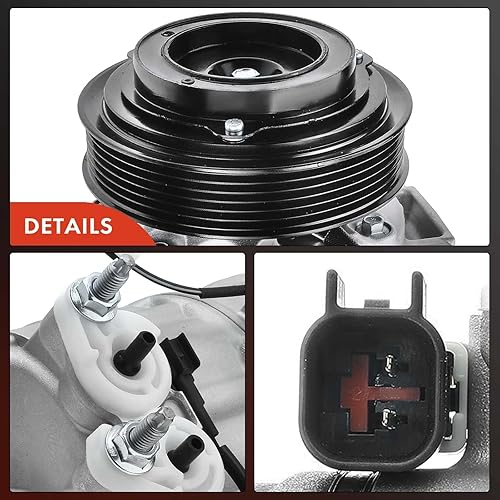 Miniatura 8 de A-Premium Compresor de CA con embrague compatible con Volvo XC60 2.0L 2015-2017, XC90 2.0L 2017-2019, S60 2.0L 2017-2018, XC70 2015-2016, S80 S90