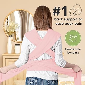 KeaBabies Baby Wrap Carrier and Diaper Bag Backpack - All in 1 Original Breathable Baby Sling, Lightweight,Hands Free Baby Carrier Sling - Waterproof Multi Function Baby Travel Bag - Baby Carrier Wrap