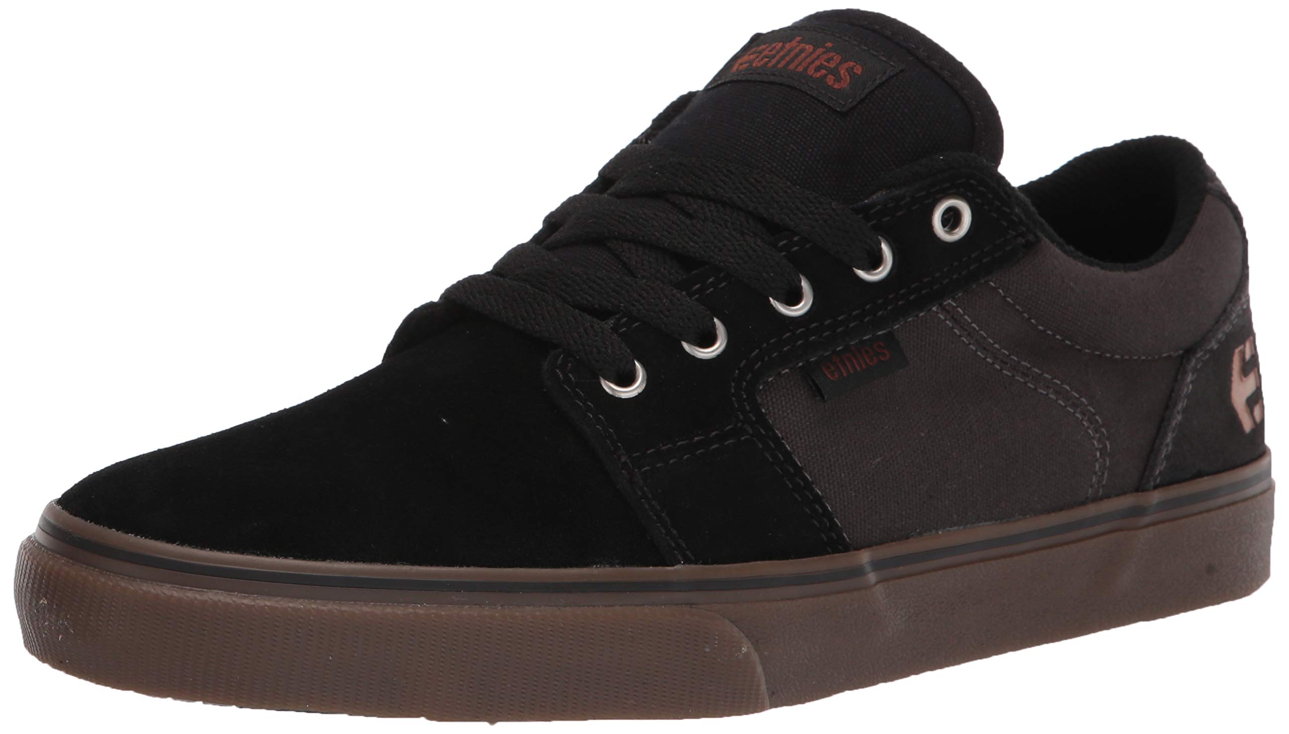 Etnies Barge LS – Classic Skate Look, Slim Vulcanized Silhoutte, Hefty Armored Collar, Reinforced Vulc