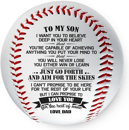 Baseball Gifts For Son From Dad, Mom, Personalized Gifts, To My Son, Gifts For Adult Son, Bonus Son Gifts, Christmas, Graduation, Birthday Gifts For