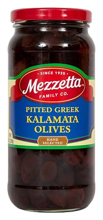 Mezzetta Kalamata Olives, Pitted, 9.5 Ounce