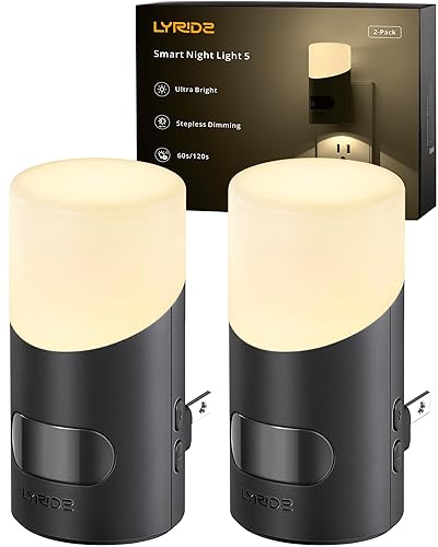 Lyridz LED Night Lights Plug into Wall with Motion Sensor,