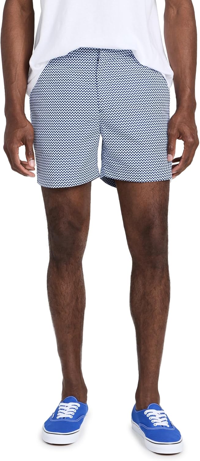 Frescobol Carioca Men's Copacabana Classic Swim Shorts 5"