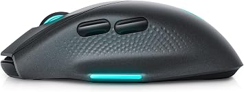 Dell Alienware AW620M Wired Wireless Gaming Mouse Dark Side of the Moon FKHF6 545-BBFB