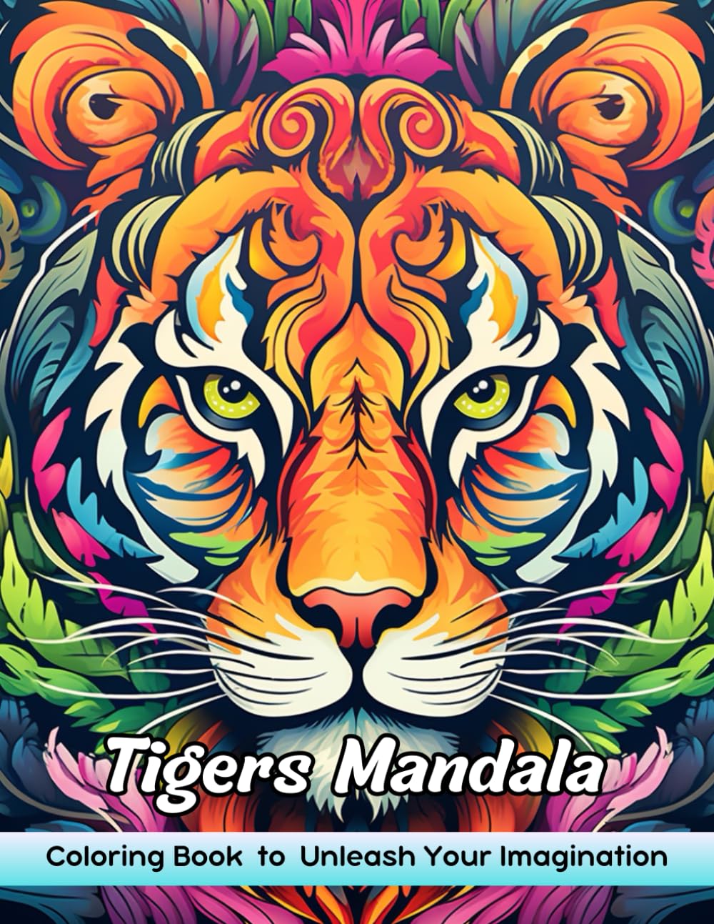 Amazon.com: Tigers Mandala Coloring Book: Tigers Mandala Coloring Page - Fierce Tigers in ...