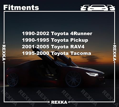 Miniatura 3 de Rexka Clip de retención de rejilla de 30 piezas 90467-12040 compatible con Toyota Trucks SUV Tacoma RAV4 4Runner Pickup..