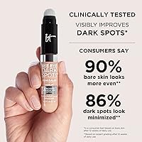 Vista 6 de IT Cosmetics Bye Bye Dark Spots Corrector + suero iluminador – 2% niacinamida, ácido hialurónico y cafeína – Cobertura media, acabado natural, todo
