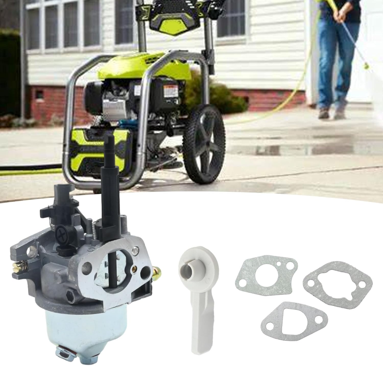 SYOWADA 099981133027 Carburetor Tune-Up kit Replacement for Ryobi RY802900 2900PSI Pressure Washer Replacement for Black Max 2800PSI 2.3GPM Gas Pressure Washer BM802823 (Style1)