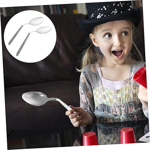Miniatura 7 de BESTOYARD 60 piezas Cuchara curvada Magia Cuchara Trick Mago Gimmick Cucharas de doblado Gimmick Cuchara Truco Juguetes de broma Cuchara Dobladora