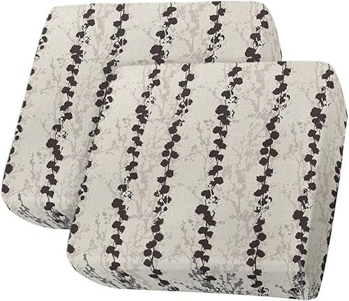 Plant Branch - Fundas de cojín elásticas para sofá, seccionalindividualLT, funda protectora para muebles, parte inferior elástica, acuarela