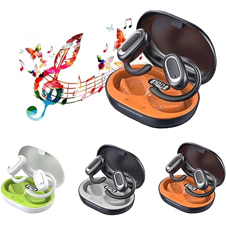 2023 Neckband Bluetooth Headset 3D Surround Sound Hedphones Wireless Open-Ear Headset Waterproof...