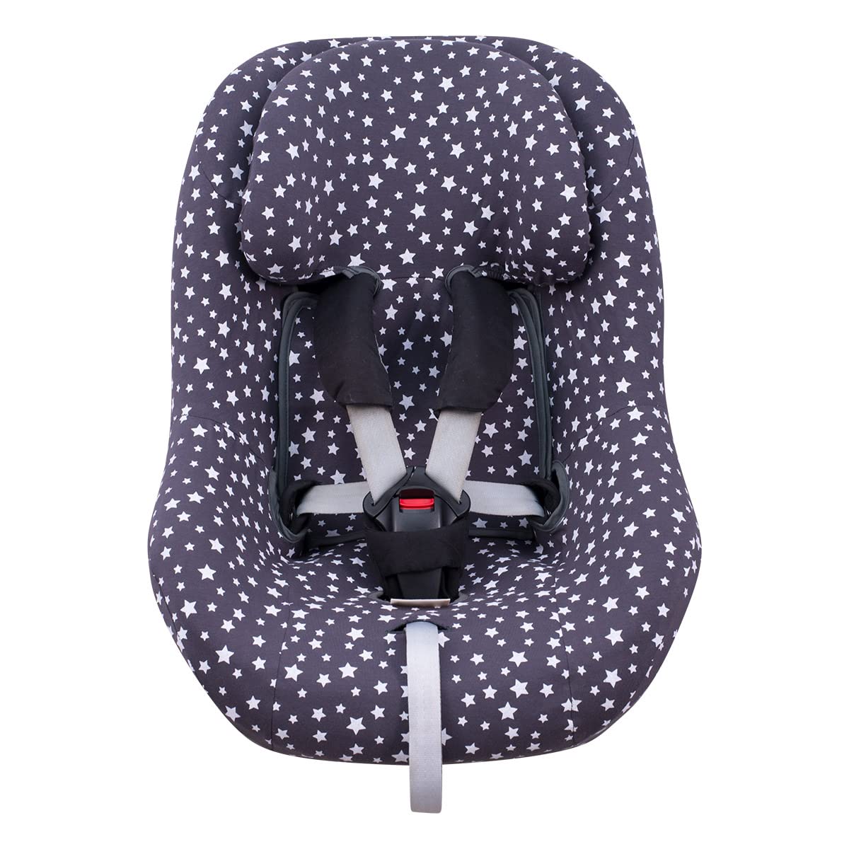 JYOKO Kids Funda de algodón para Silla de Coche Compatible con Maxi Cosi (Winter Sky, Maxi Cosi Pearl 360, Mica 360 Pro y Mica Pro Eco I-Size)