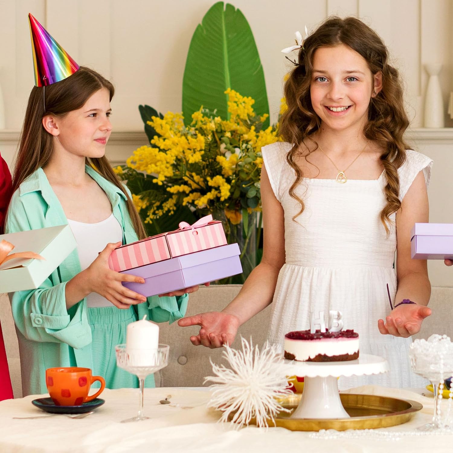 Happy 6th 7th 8th 9th 10th 11th 12th 13th Birthday Necklace Gifts for Girls, 14K Gold Plated Necklace Religious Christian Jewelry for Her 16+3 Inches - Image 6