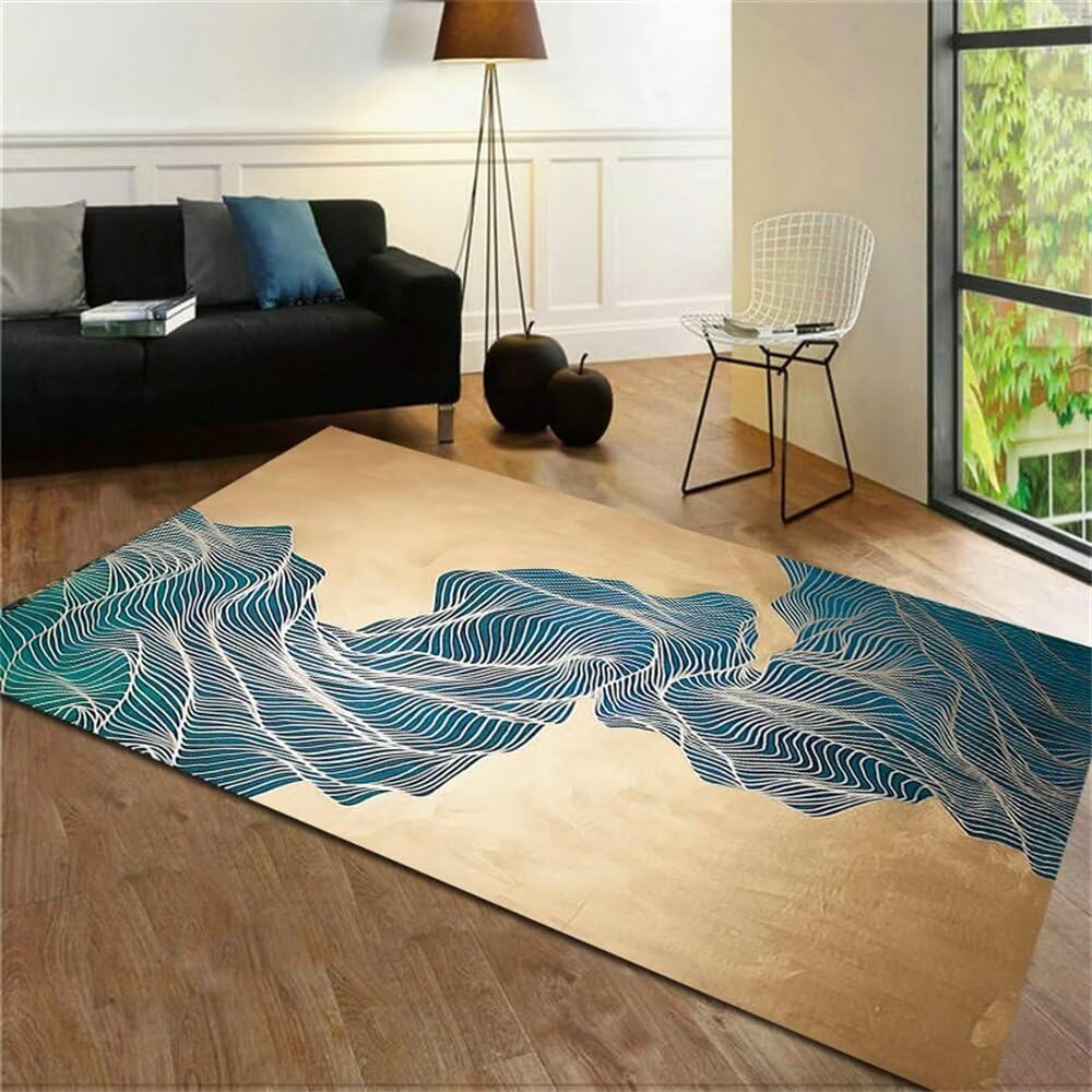 Teppich Waschbar In Waschmaschine Das Wohnzimmer ist modern, einfach, schmutzabweisend, rutschfest und waschbar Küchen Teppich Teppich Flur Lang Teppich Für Die Küche 80X140CM