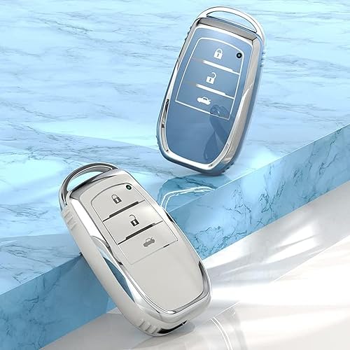Miniatura 4 de DOUKI TPU Car Key Fob Cover Case Holder Shell Protector, for Toyota Coralla RAV4 Crown Hilux Fortuner Camry Land Cruiser Prado Highland