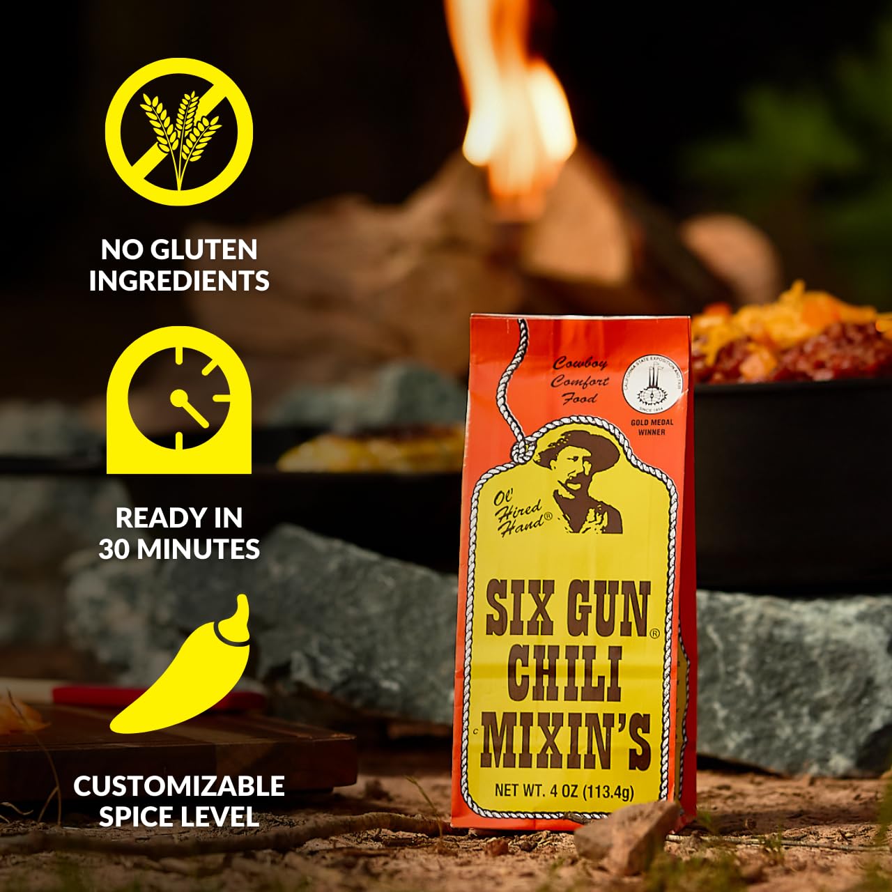 Best Chili Mix - Six Gun⁣ Chili Mixin's Original Chili Seasoning⁣ Review