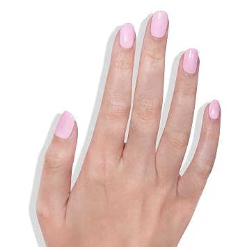 roro AHA Infused 21+ Free Nail Polish - Chip-Resistant High-Impact Nail Color Lacquer Made in the USA, Vegan/Cruelty-Free, Gluten-Free, Pinky Promise, Light Pastel Pink, .4Fl Oz/12mL