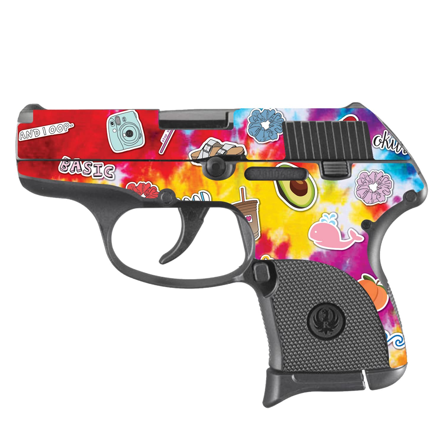 MightySkins Skin Compatible with Ruger LCP 380 - VSCO Girl | Protective, Durable, and Unique Vinyl Decal wrap Cover | Easy to Apply, Remove, and Change Styles | Made in The USA