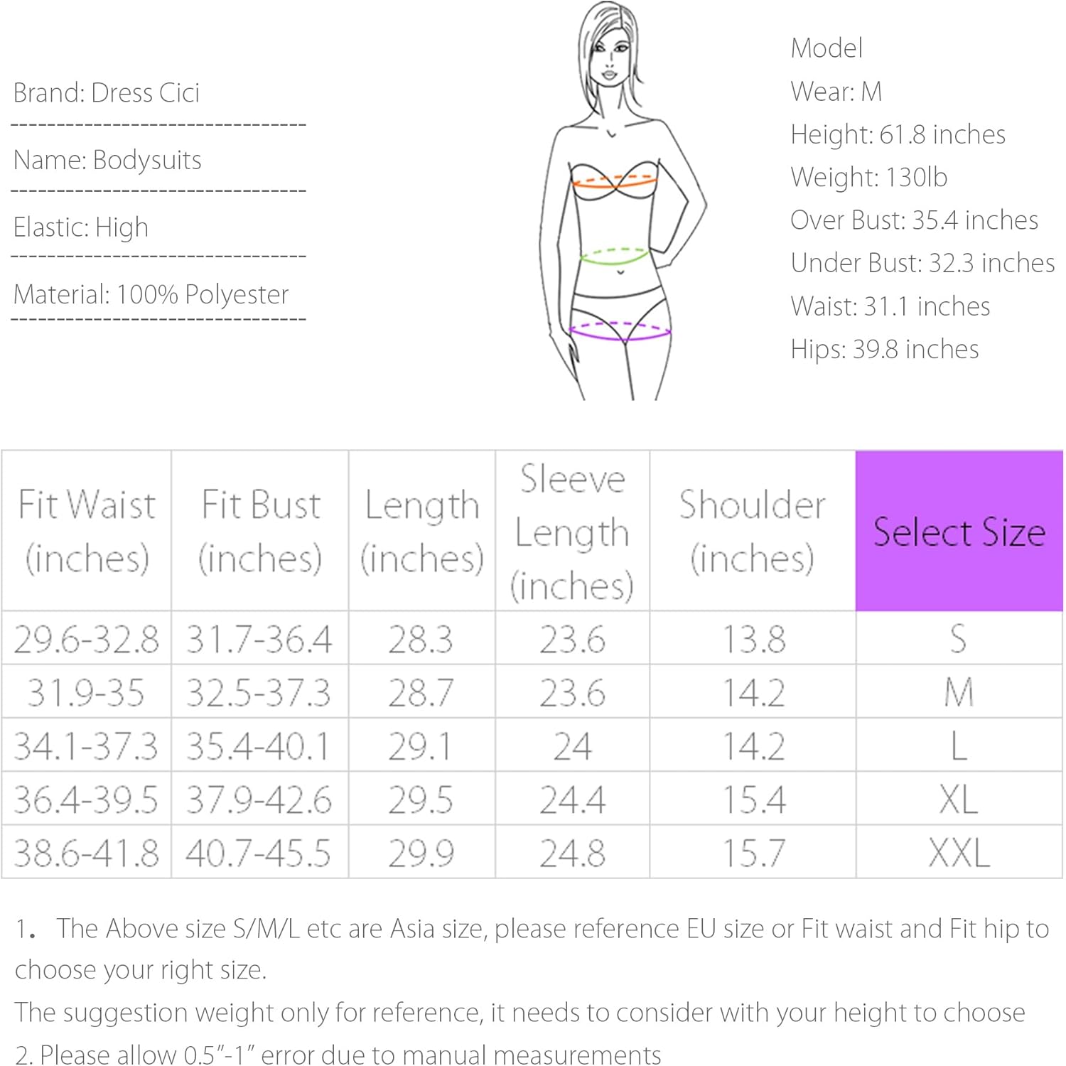 المثالي - سالوبيت ثونج بأكمام طويلة ورقبة دائرية مع مشبك بين ا... - view 2