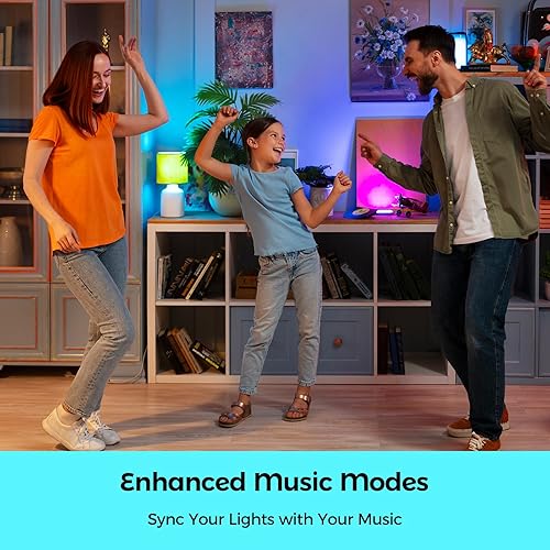 Miniatura 8 de Bombillas inteligentes E12 compatibles con AlexaGoogle AssistantSmart Life, candelabro WiFi RGBCW, bombillas que cambian de color, equivalente a 60