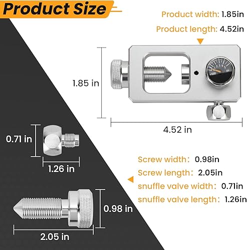 Miniatura 2 de Adaptador de válvula DIN para buceo, estación de llenado de paintball con función subacuática, conector de tanque PCP para buceo, llenado de tanque
