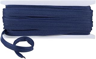 uxcell Cotton Piping Trim, 11 Yards 0.4 Inch Wide Polyester Bias Tape Cord Trim Fabric Piping Trim for Sewing Fabric Trimming DIY Crafting, Navy Blue