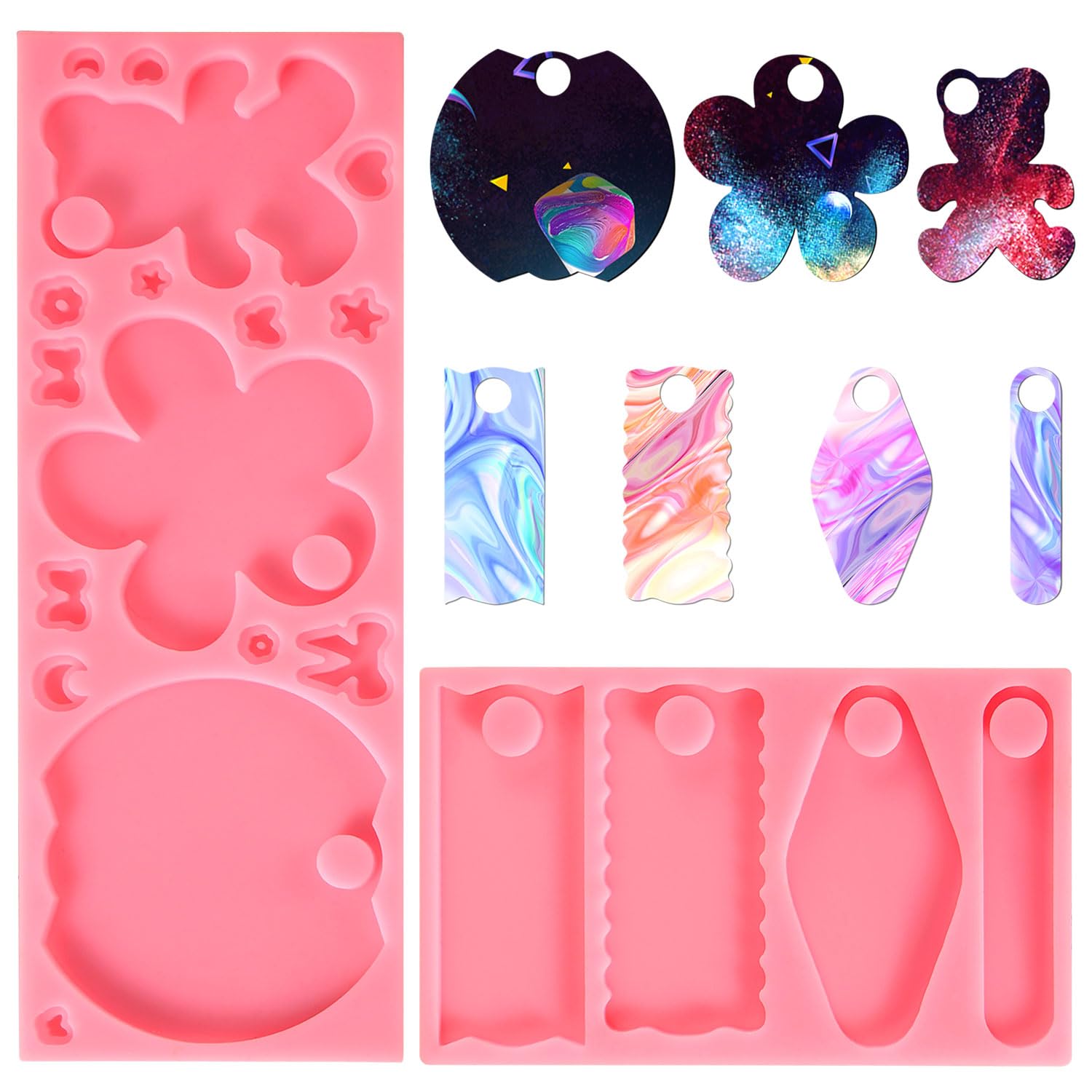 Moules en résine pour gobelet Stanley 40oz | Kit de 7 pièces en silicone