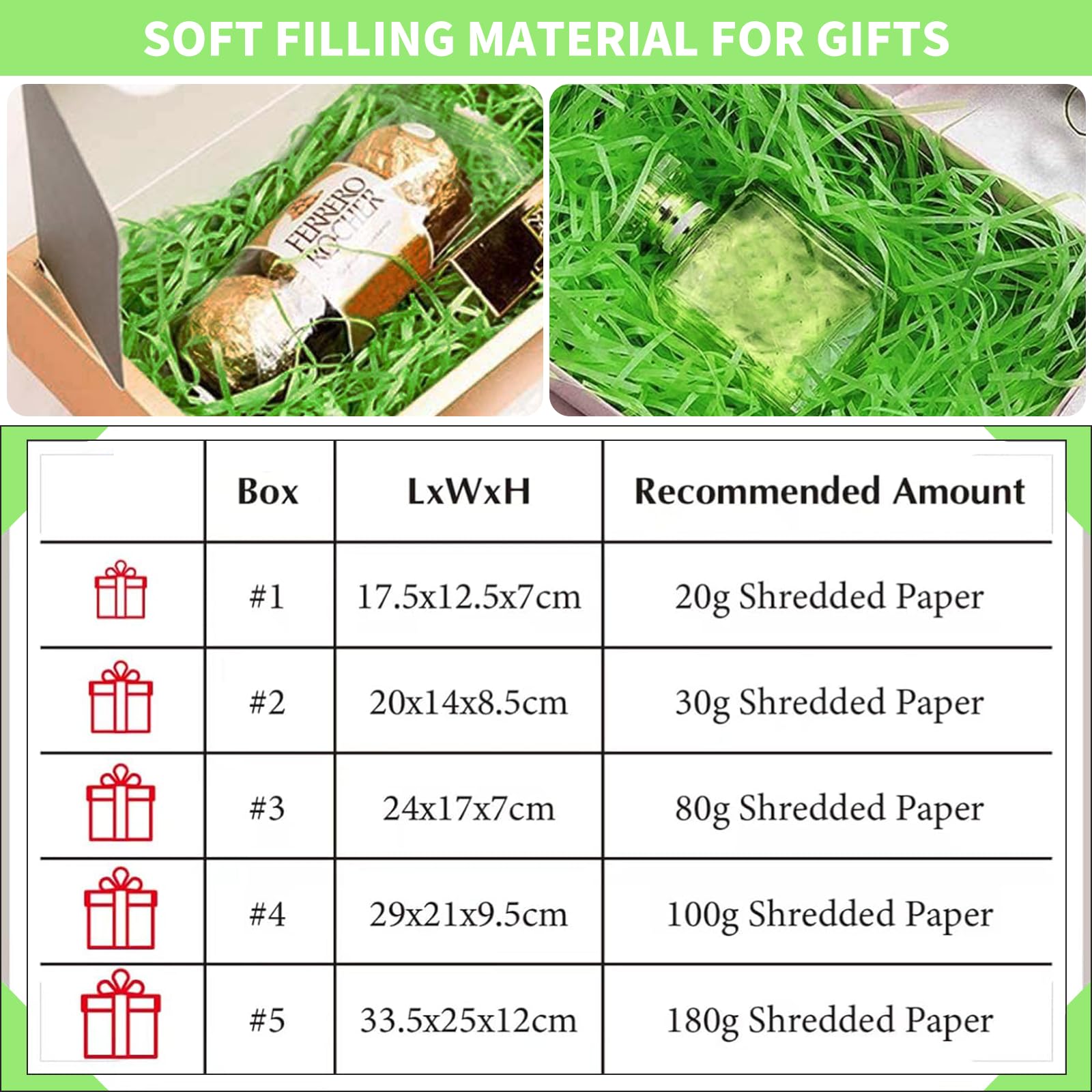 Carta Velina Decorativa Verde Per Pacchi Regalo - Confezione Da 500g Per Natale, Matrimoni E Occasioni Speciali - Foto 10