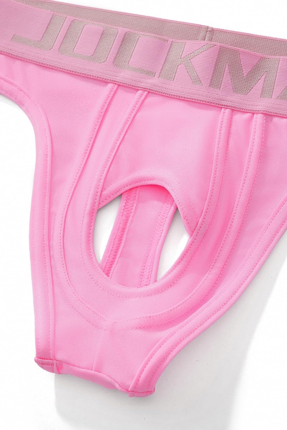 JOCKMAIL Men’s Thong Underwear Sexy Thong Athletic Supporter Cutout Breathable Underwear for Gym Club Party Daily Wear - Image 5
