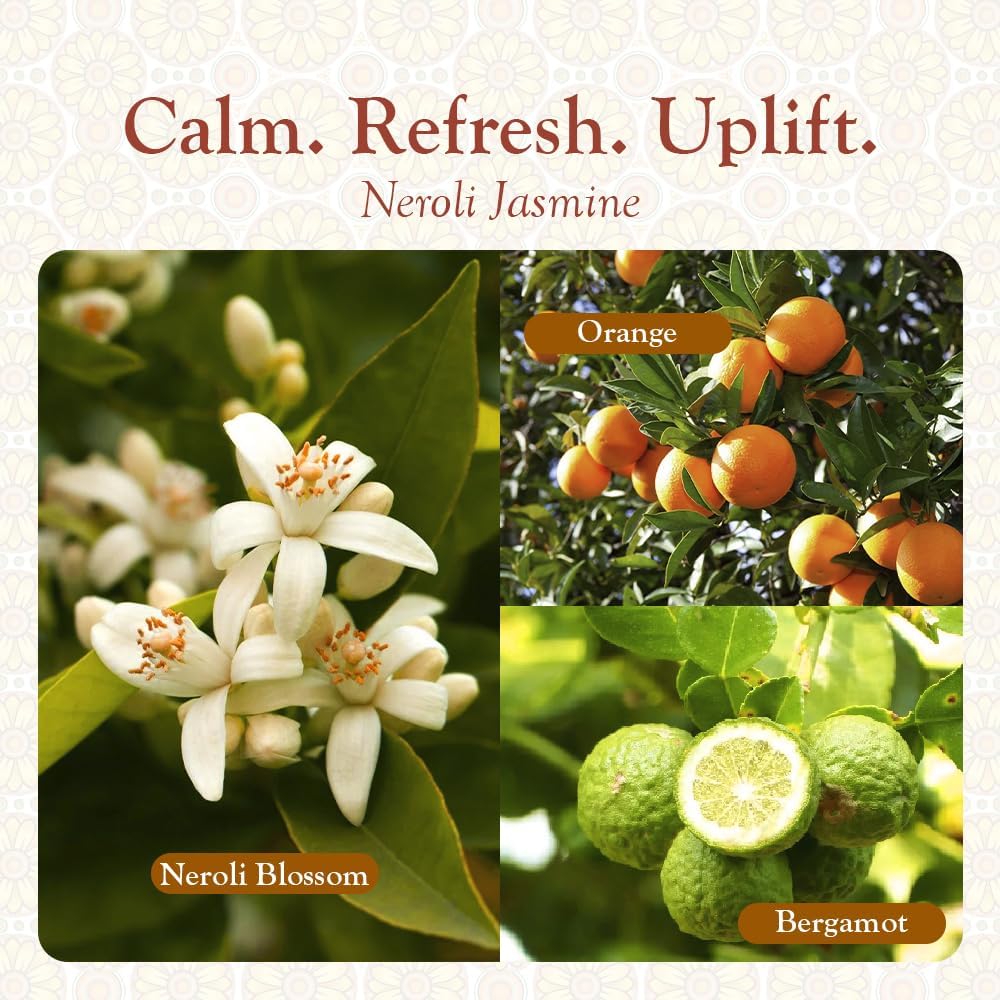 SPA CEYLON NEROLI JASMINE Calming Body Mist | Essential Oils | Aromatherapy Face and Body | Relaxing Pillow Mist | 100ml