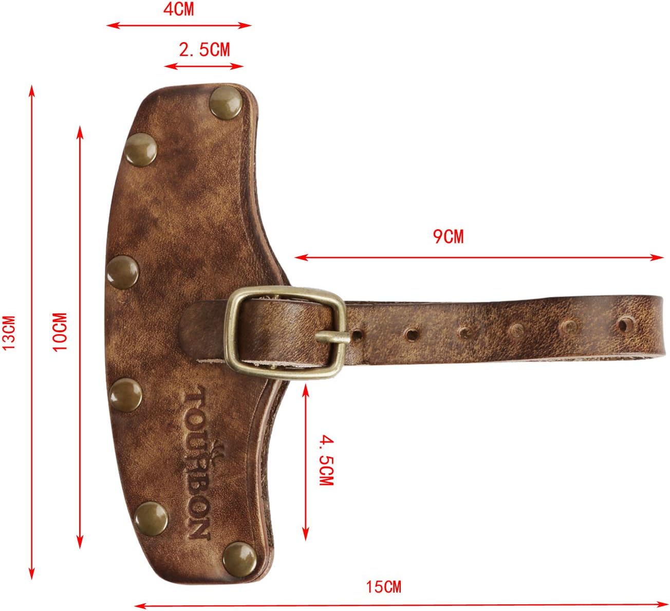 Tourbon Leather Axe Blade Cover Hatchet Head Sleeve Small Tool Case