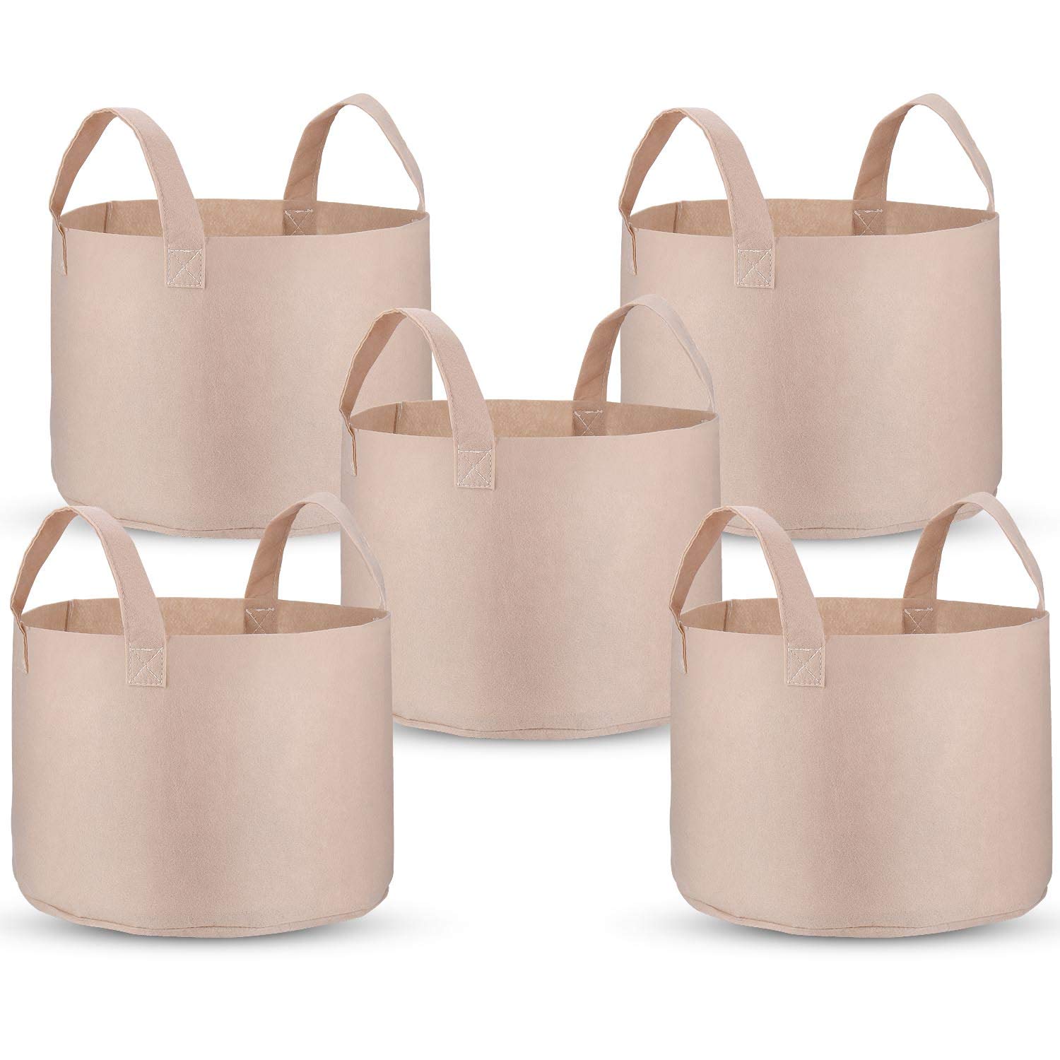 PEYOU Bolsa de Cultivo de Plantas 20L(5 Piezas), Saco para Plantas ...
