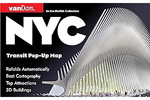 NYC Metro Transit UNFOLDS® Pop-Up Map