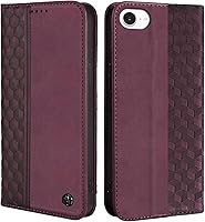 Vista 12 de Funda tipo cartera para iPhone 12/12 Pro de 6.1 pulgadas - [Fuerte magnético] Funda de piel sintética con tarjetero y función atril para teléfono