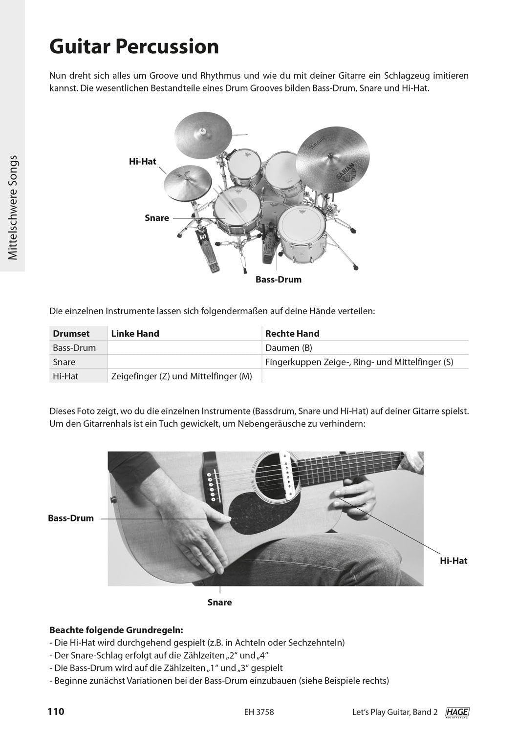 Let's Play Guitar Band 2: Songbook und Gitarrenschule + DVD + 2 CDs. Mit Songs von Bob Marley, Nirvana, Adele, Milow, Bruce Springsteen, Nickelback, Jason Mraz uvm.