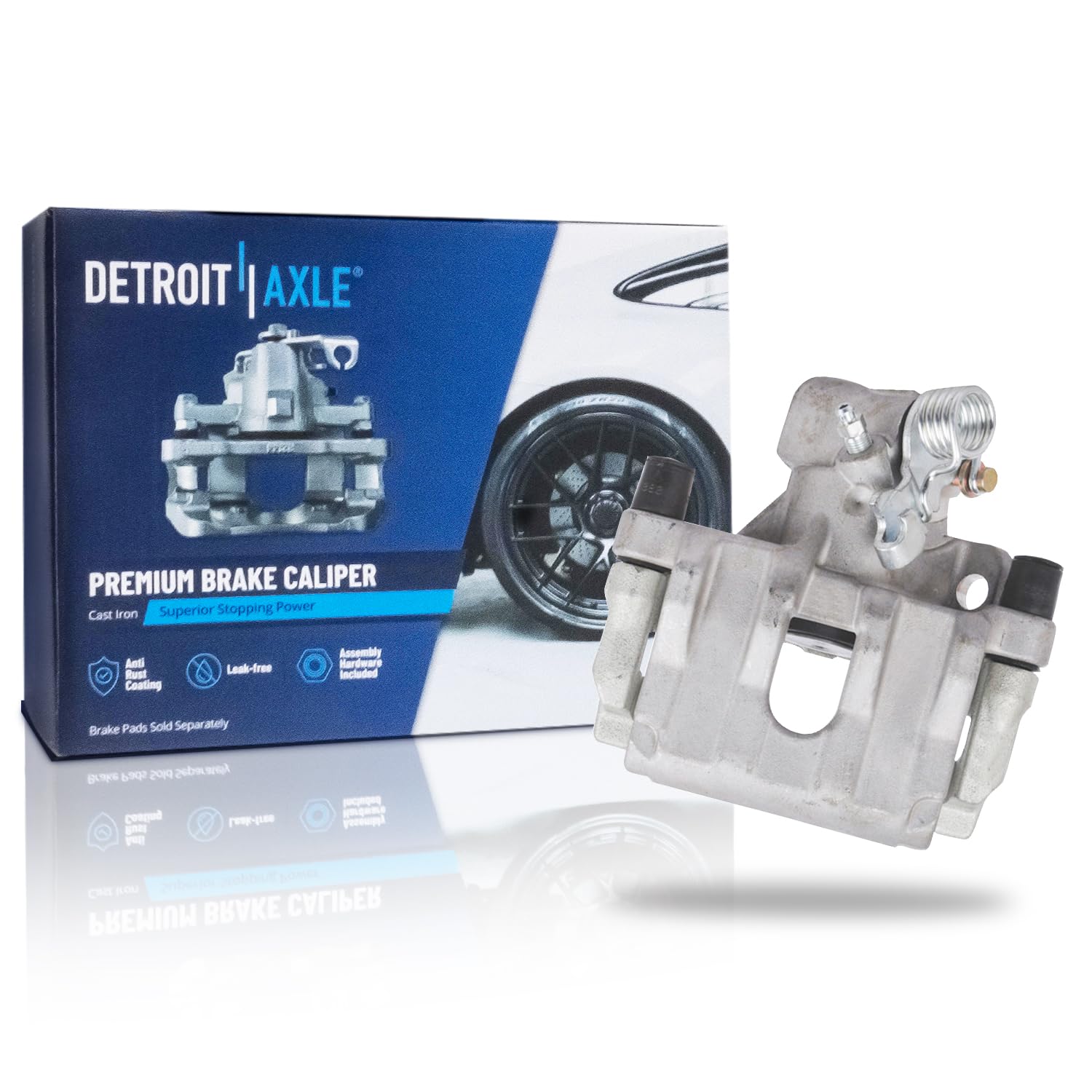 Detroit Axle - Rear Right Brake Caliper for Ford 2012-2018 Focus