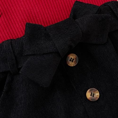 Miniatura 4 de Conjunto de camiseta de manga larga + falda para niña pequeña, primavera, otoño e invierno