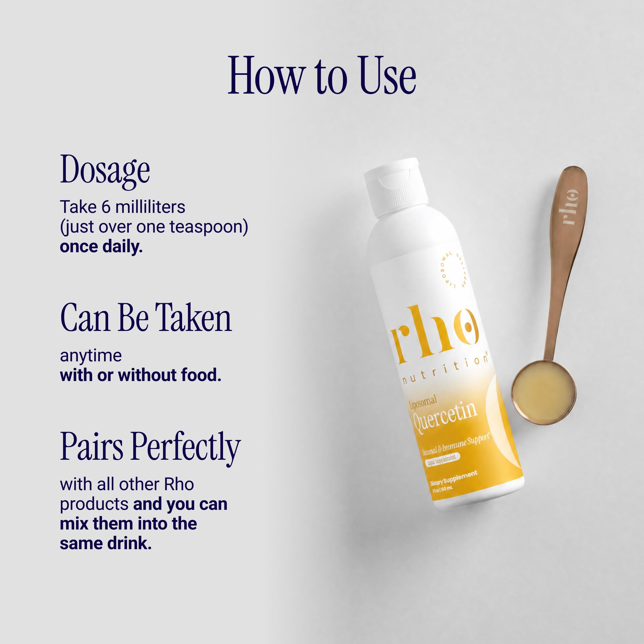 Rho Nutrition Liposomal Quercetin Liquid Supplement — Amazon image 7