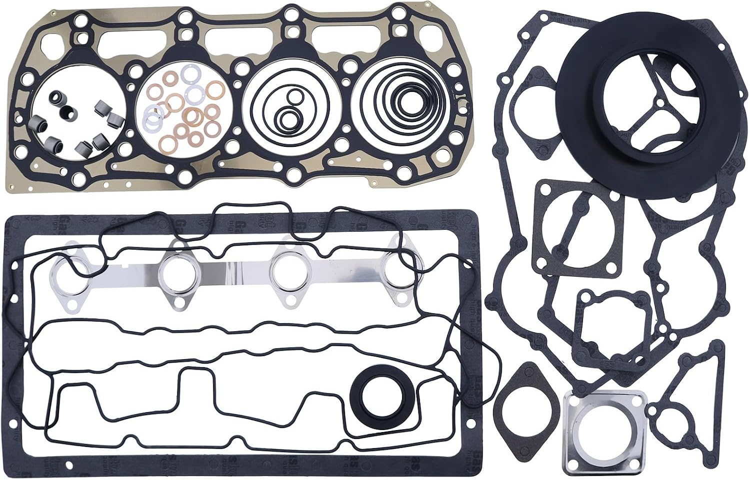 FridayParts Full Gasket Set SBA195907160 SBA195906990 Compatible for Ford New Holland LX565 LX665 L160 LS160 L170 LS170 L175