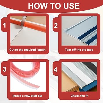 Splinter Guard Strip Compatible with Track Saw Guide Rail, Replacement Anti-Splinter Edge Strip 3M for 495207 Track Saw, Clear Splinterguard for FS/2, FS/2 KP, FSK Guide Rails