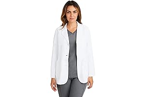 Healing Hands White Nurse Lab Coat: Professionalism and Comfort