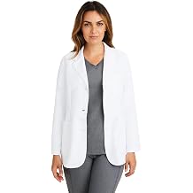 Healing Hands Womens Lab Coat with 4 Pockets, Moisture Wicking & 2-Way Stretch Fabric, Button Front Consultation Coat 5160