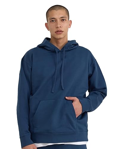 Organic Basics Men's Weekend Boxy Fit Organic Cotton Pullover Hoodie