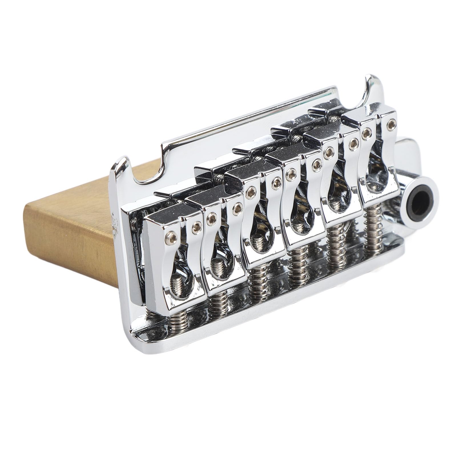 Puente de Trémolo de Guitarra, Puente Guitarra Eléctrico, Espaciado Cuerda 54 Mm, Unidad Tremolo Aleación Zinc Vibrato para Vibrato 6 Cuerdas Tailpiece